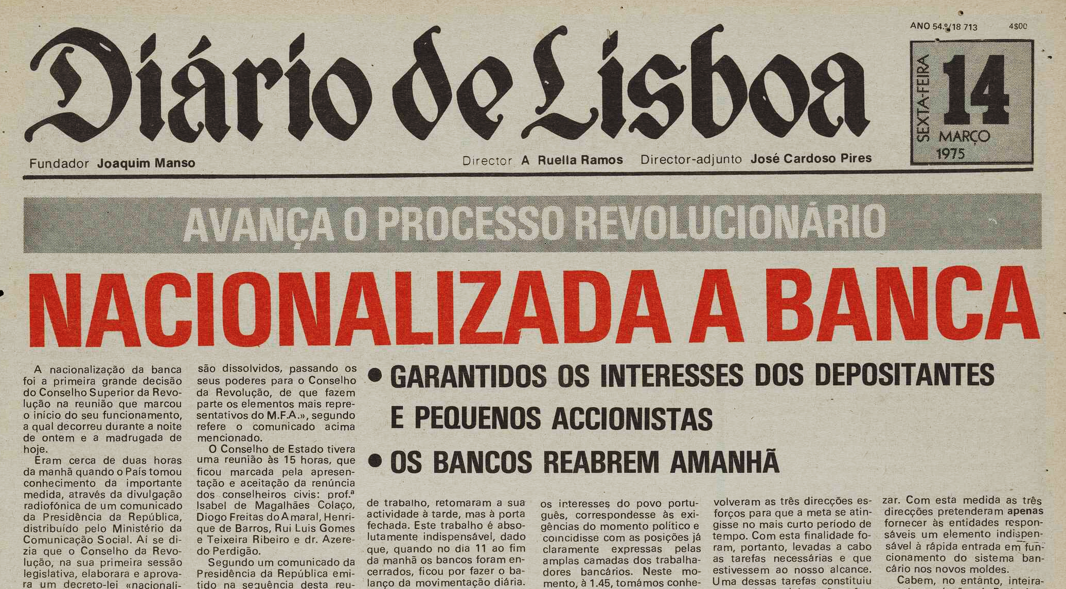 Nacionalização da banca