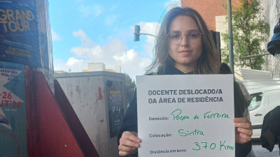 Professora deslocada