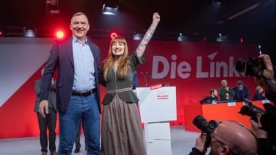 Jan van Aken e Heidi Reichinnek