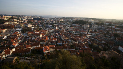 Leiria vista a partir do castelo.