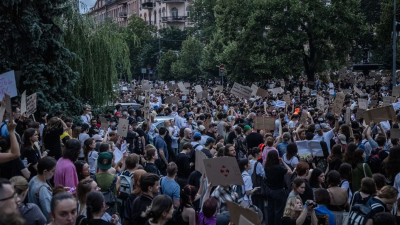 Manifestação esta terça-feira em Kiev.