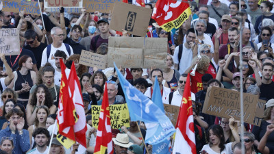 Manifestação em Montpellier