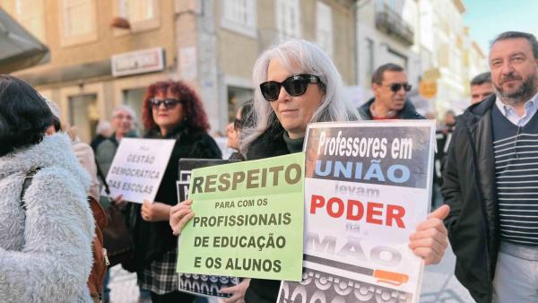 manifestação dos professores