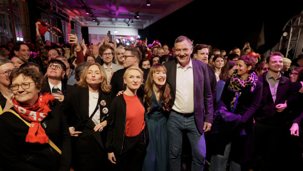Noite eleitoral do Die Linke