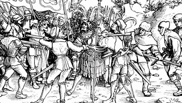 Ilustração: Revolta de camponeses na Alemanha