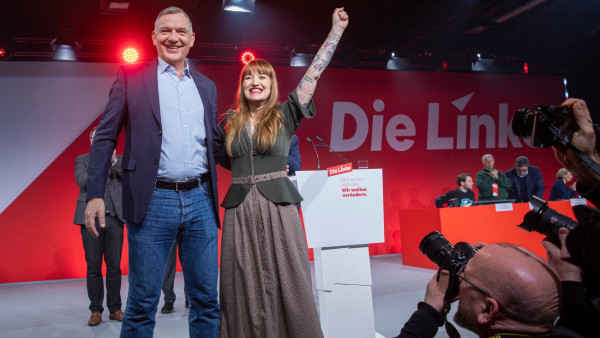 Jan van Aken e Heidi Reichinnek