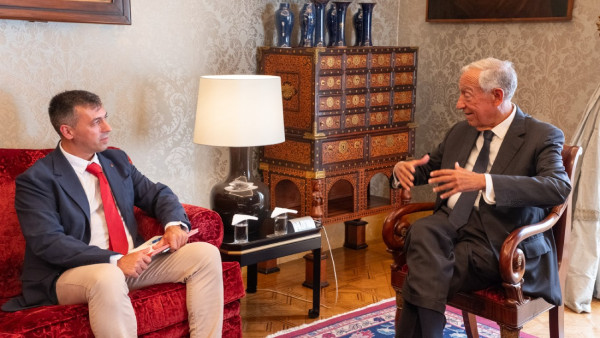 Tiago Oliveira e Marcelo Rebelo de Sousa