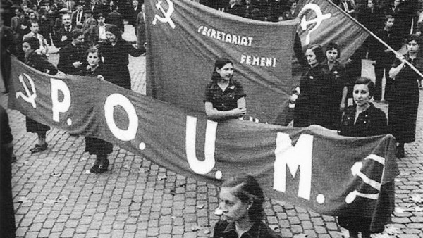 Desfile do Secretariado Feminino do POUM no 19º aniversário da Revolução de Outubro, 1936