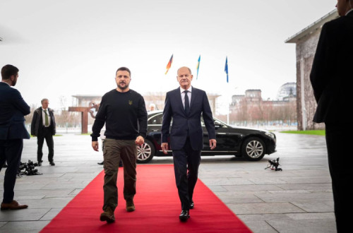 Zelensky e Scholz