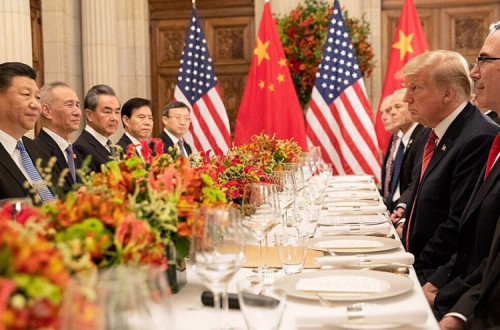 Xi e Putin na Cimeira do G20 em Buenos Aires em 2018.