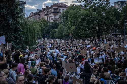Manifestação esta terça-feira em Kiev.
