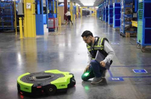 Robot da Amazon em Sherveport.