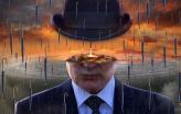 Representação de pintura surrealista com a cara de Putin