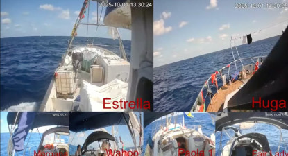 Flotilha em direto